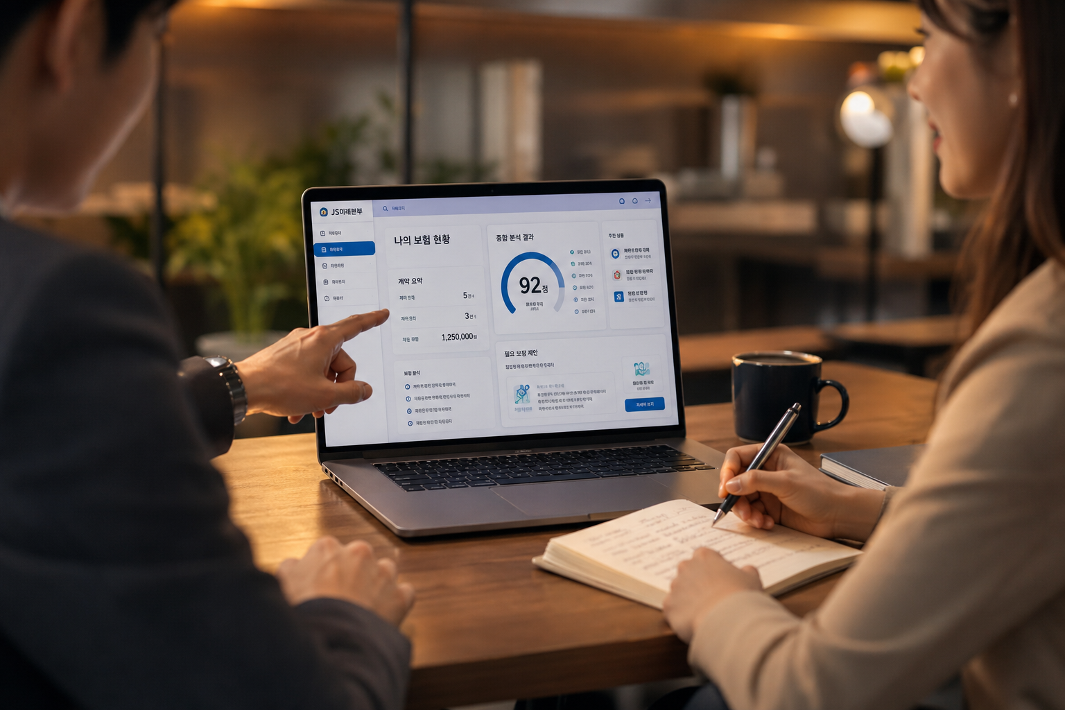 전담 매니저가 함께 보는 멘토링 장면